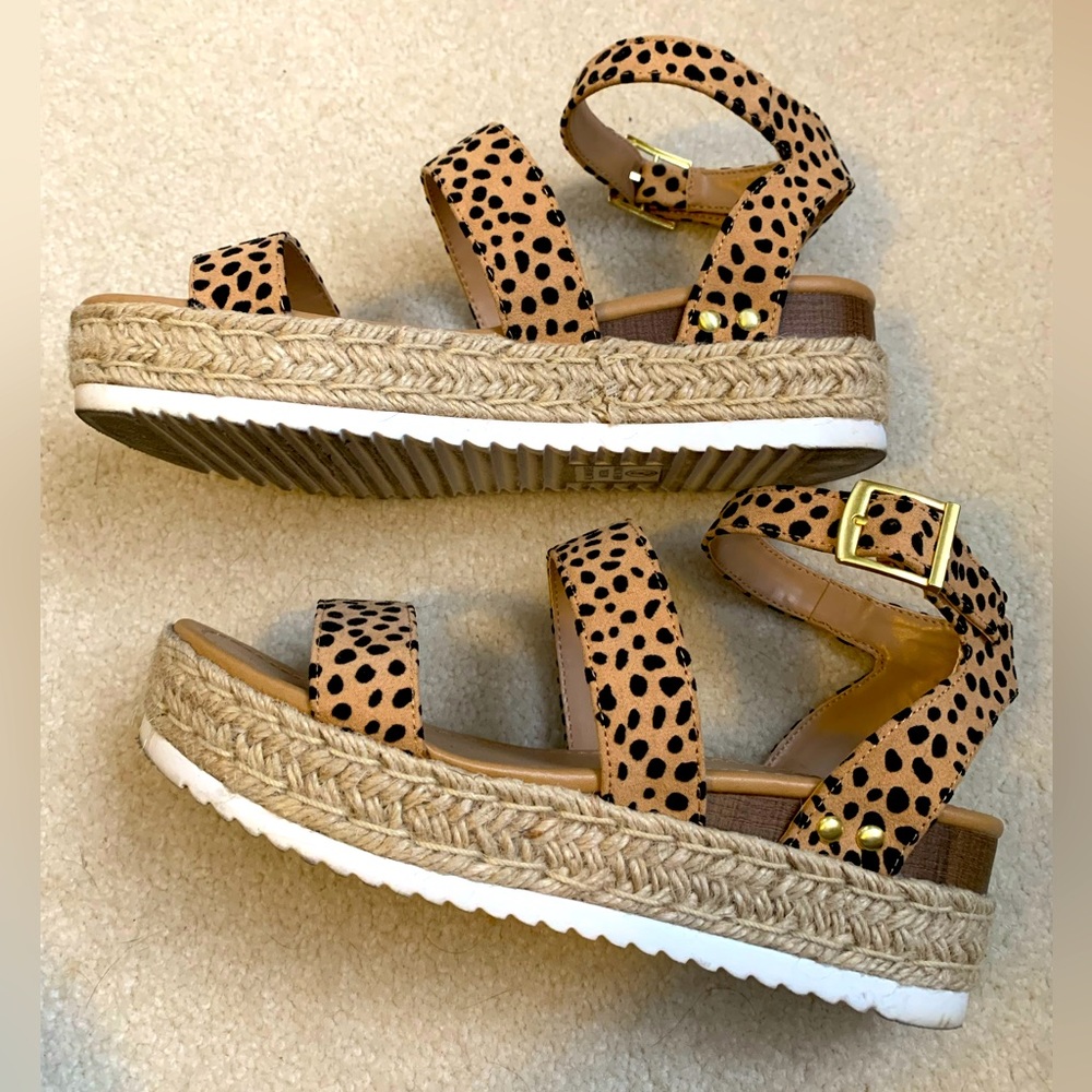 Cheetah Espadrille Sandals